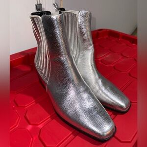 Silver Men's Chelsea Boots